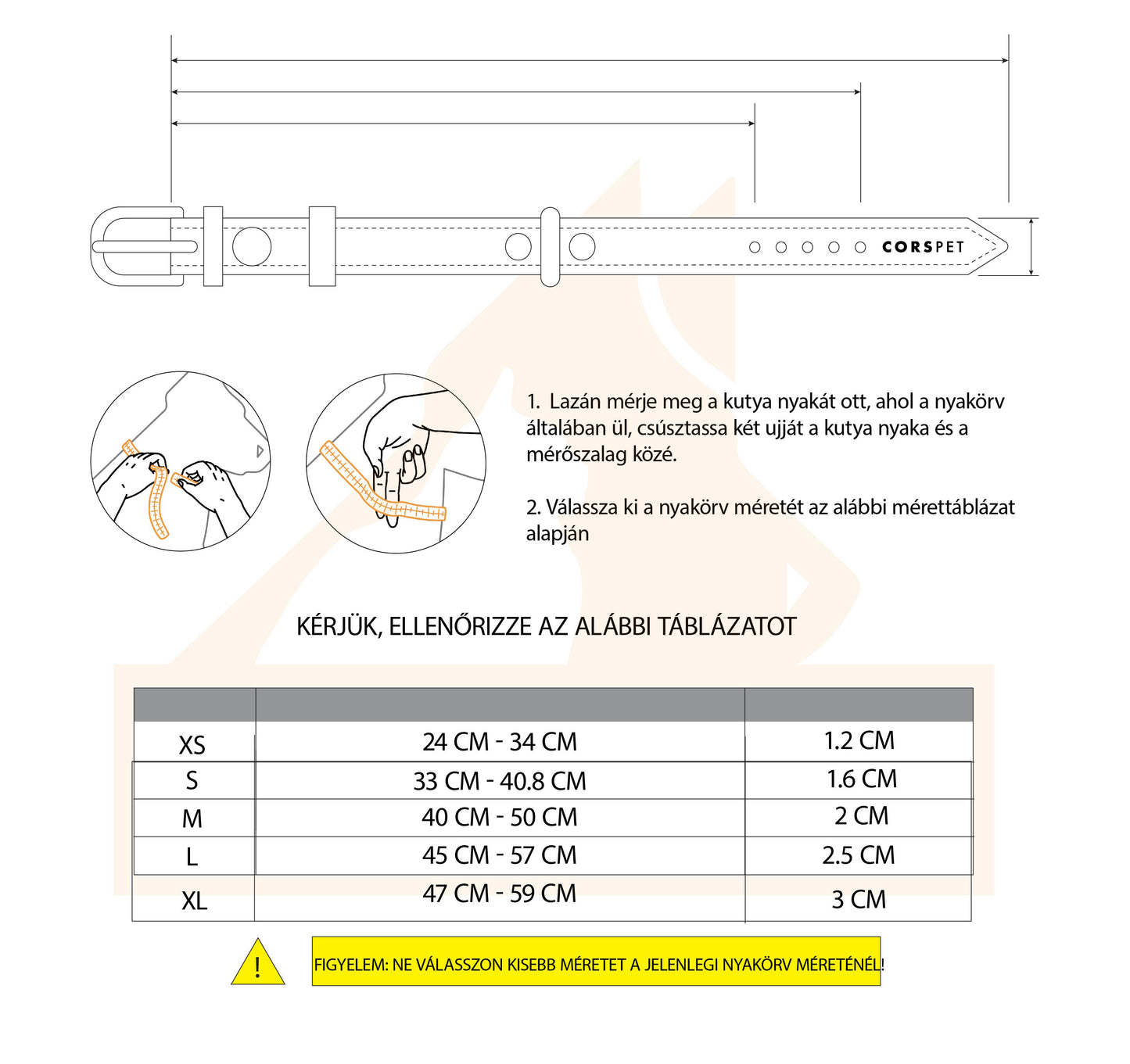 hogy mérjem le a kutyám nyakát